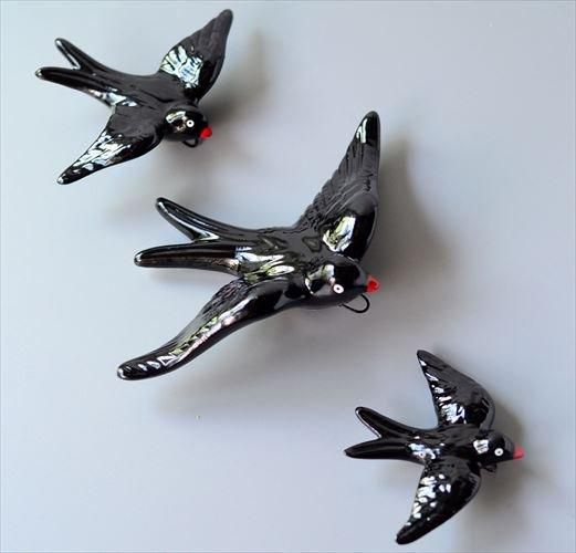 スウェーデン製 MALERAS ガラスのフクロウ オブジェ 北欧 梟