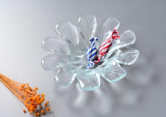 安いそれに目立つ デンマーク キャンドル 17cm フラワーボウル ガラス Holmegaard 食器