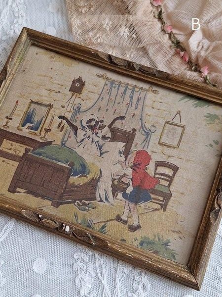 アンティーク額付き油絵 - ANTIQUE LEAVES アンティーク額付き油絵 - ANTIQUE LEAVES