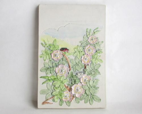 スウェーデン・DECO陶器の壁掛け - ANTIQUE LEAVES