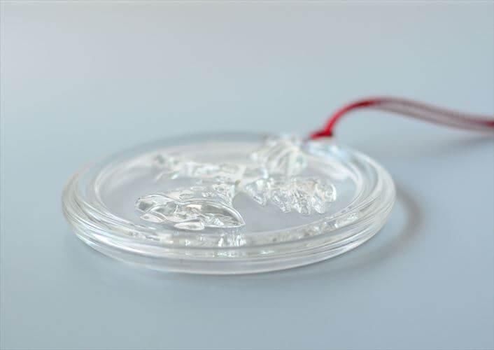 ヴィンテージデンマーク製ガラスオーナメント天使のラッパ