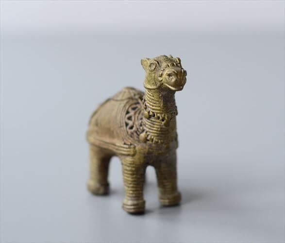 ヴィンテージ真鍮製ラクダフィギュア 英国からの逸品
