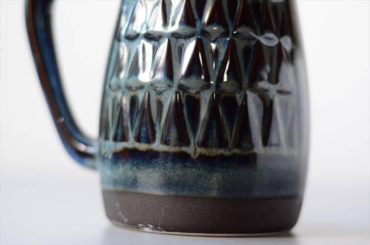 デンマーク SOHOLM スーホルム Einar Johansen制作 花瓶 デンマーク製ヴィンテージ花瓶 独特な色使い