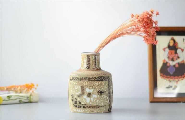 ロイヤルコペンハーゲン バッカ 花瓶 魚柄 13センチ