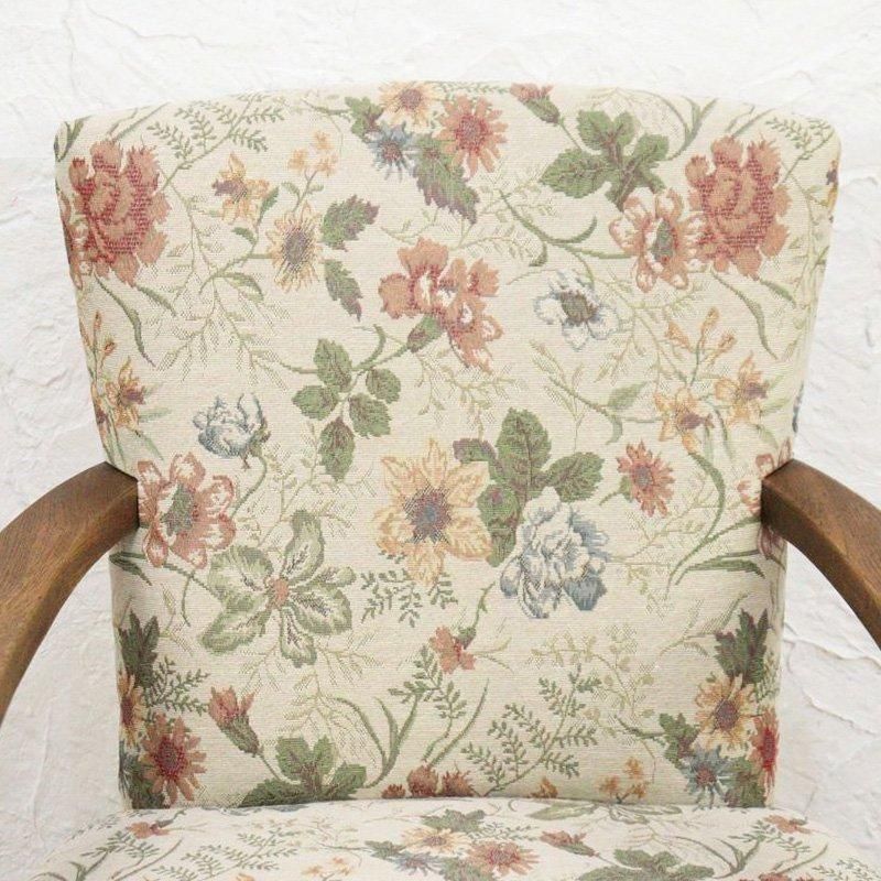 ヴィンテージ日本製 回転アームチェア 昭和初期のお洒落さ