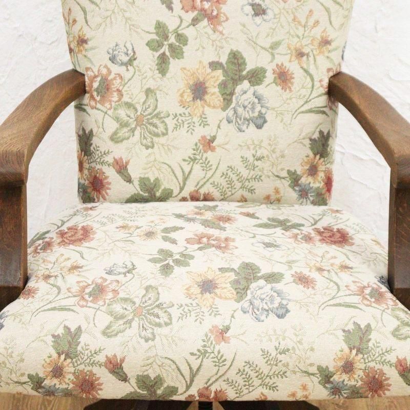 ヴィンテージ日本製 回転アームチェア 昭和初期のお洒落さ