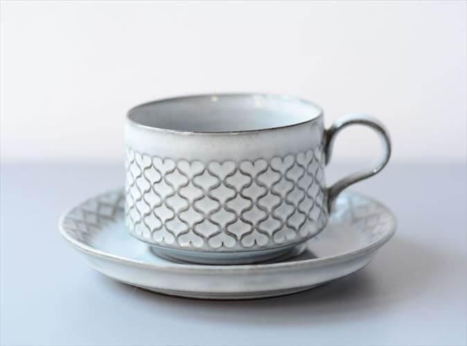 デンマーク製クイストゴー コーディアルカップ&ソーサー