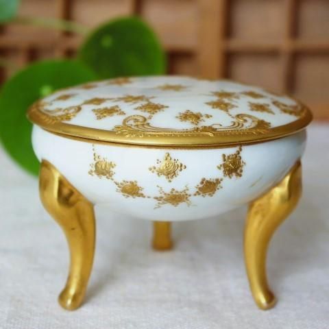 フランスアンティーク ORCHIES NORD コンポート皿 - ANTIQUE LEAVES フランスアンティーク ORCHIES NORD コンポート皿 - ANTIQUE LEAVES