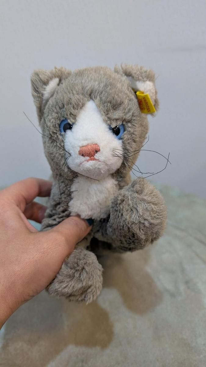 ビンテージ　シュタイフ　KITTY　キャット　猫　大きいサイズ　A ビンテージ シュタイフ KITTY キャット 猫 大きいサイズ