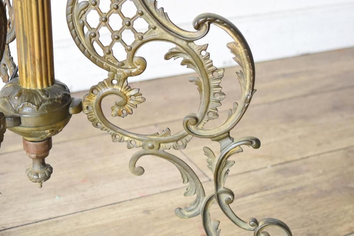 銀箔　ライトスタンド　アンティーク　オブジェ 楽天市場】アンティーク調 スタンドライト LED対応 E26口径 卓上