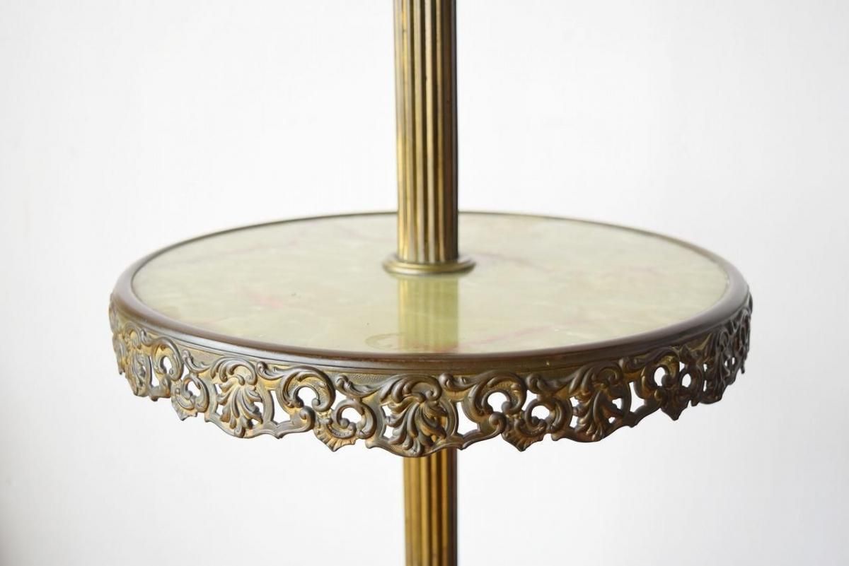 フランス アンティーク フロアランプ スタンドライト 照明 フロアライト アンティーク おしゃれ 3灯 フロアスタンド フロア