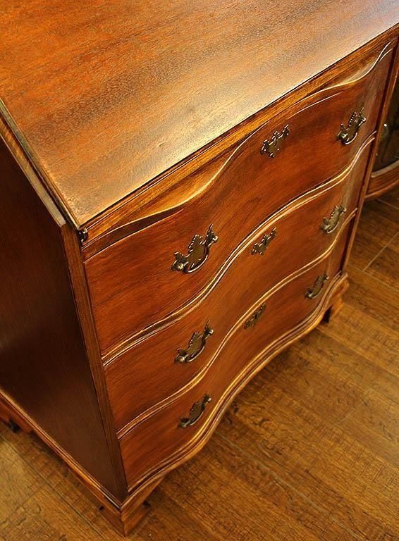 アメリカ製マホガニーライティングビューロー