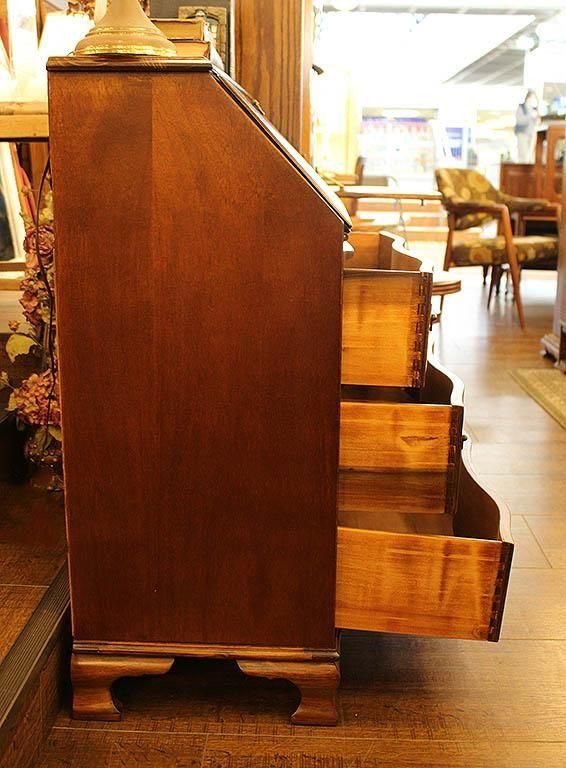 アメリカ製マホガニーライティングビューロー