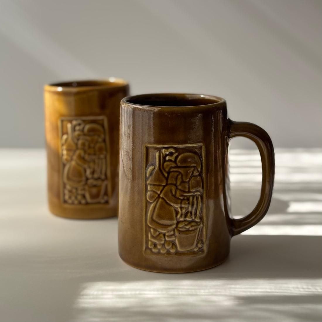 北欧60年代　Michael Andersen デンマーク・スタジオ陶器　美品 Michael Andersen ブラウンマグ｜北欧デンマーク製ヴィンテージ