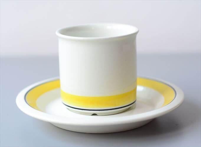 アラビア　ファエンツァ　26cm 6枚セット ARABIA/アラビア Faenza/ファエンツァ カップ&ソーサー 白黒