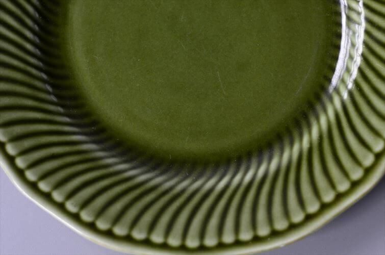 1960ǯ ٥륮 BOCH ܥå Trianon Olive Green 19cm ץ졼  ȥꥢΥ  ƥ ơ_it3590