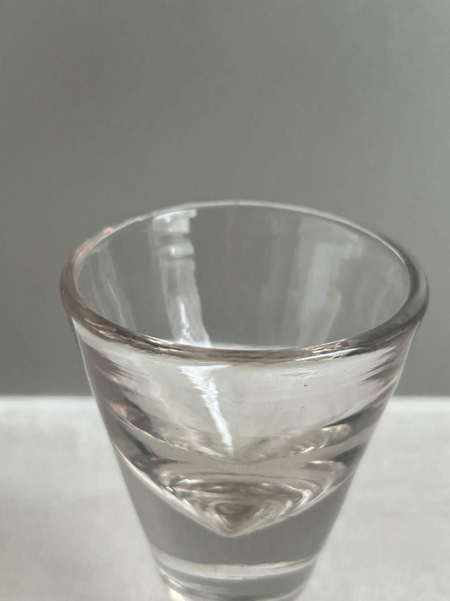 フランス製 騙し絵酒器｜トロンプルイユグラスC 1920年代