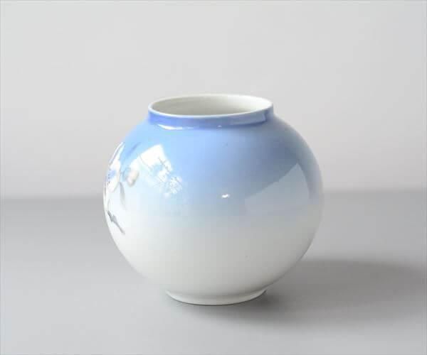 Amazon.co.jp: cerapockke 腰の丸い陶器製の一輪花瓶 7.5cm幅
