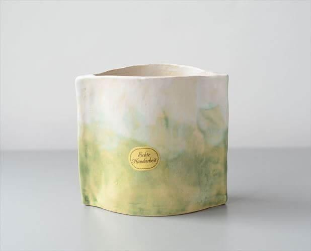 東ドイツ製 VEB Haldensleben 陶器の花瓶 Fat Lava 花器