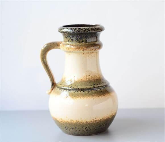 ファットラバ フラワーベース 花瓶 ドイツ製ヴィンテージ 花瓶 芸術性高い逸品