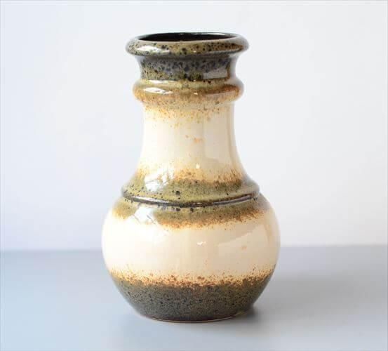 西ドイツ　ファットラバ　ビンテージ花瓶ミッドセンチュリー Scheurich ヴィンテージ 西ドイツ製 Scheurich 陶器花瓶