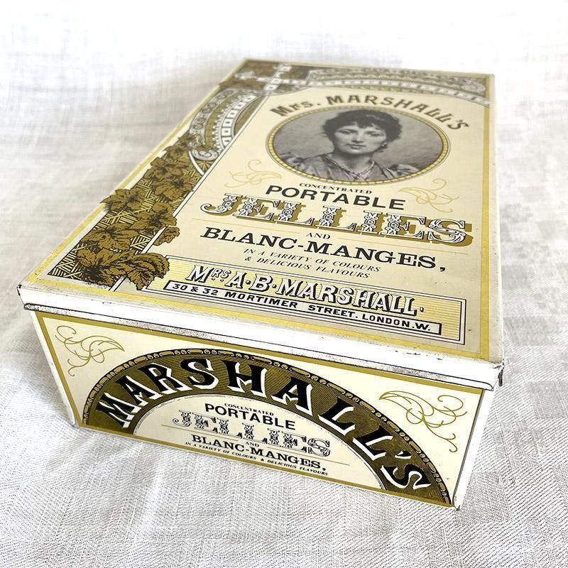 英国製 Mrs.Marshall's ヴィンテージお菓子缶