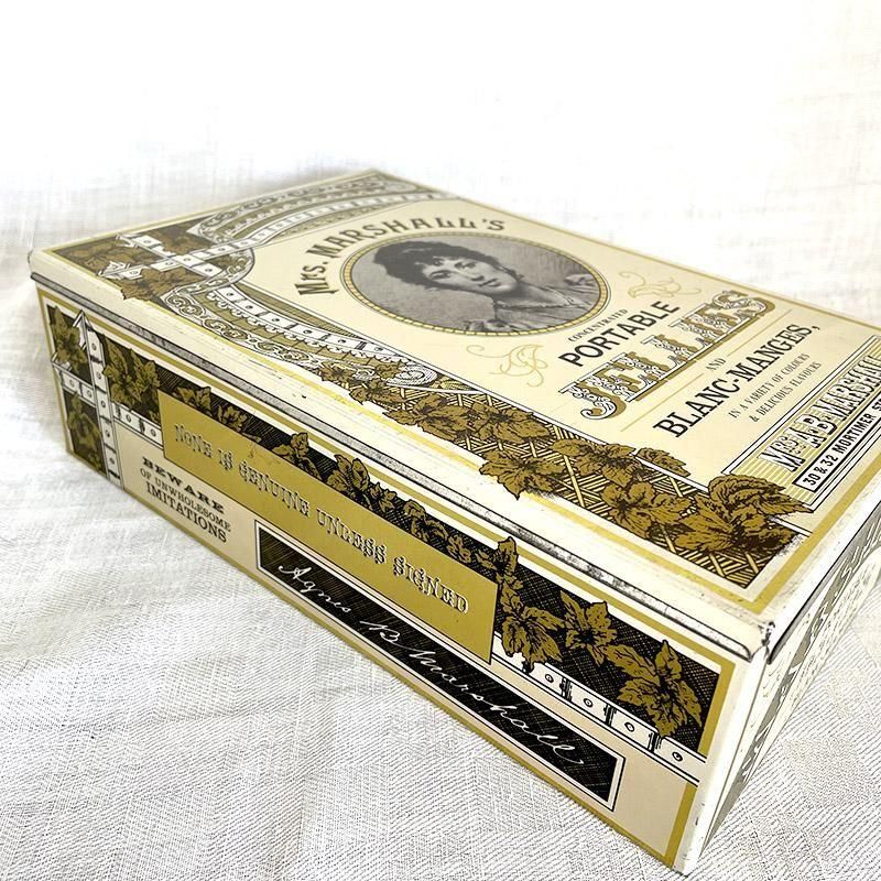 英国製 Mrs.Marshall's ヴィンテージお菓子缶