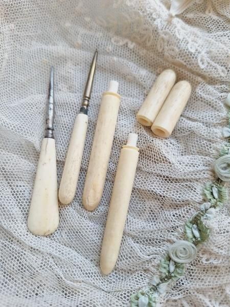 ツール付アンティークカルトナージュボックス - アンティークモール