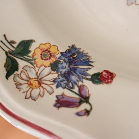 フランス アンティーク アグレスト お皿3枚セット