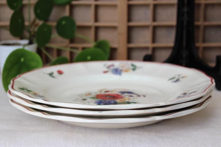 フランス アンティーク アグレスト お皿3枚セット