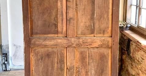 英国製オールドパインガラスキャビネット｜可動棚×収納力抜群