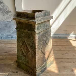 英国製アンティーク｜チムニーポット ジョージアン装飾 高さ58cm