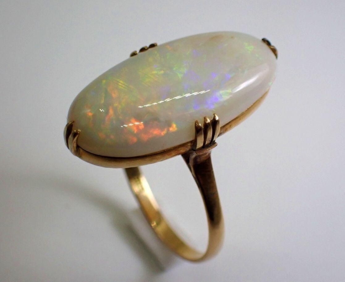 和製ヴィンテージ「千本透かし」 オパールリング 12号 - ANTIQUE
