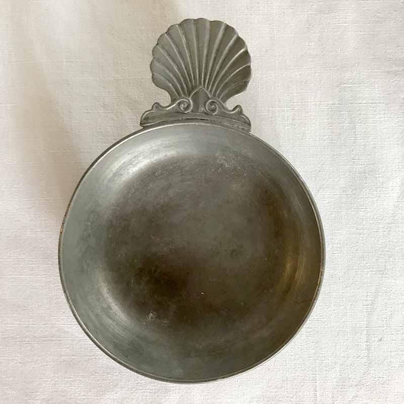 フランス製ピューター製ワインテイスティングトレー 錫の