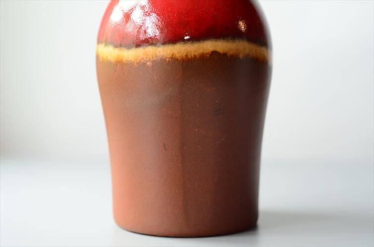 ドイツ製ヴィンテージ花瓶 深みのある色合い