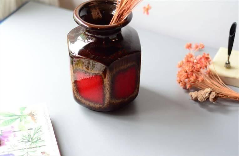 ɥ ơ Scheurich Fat Lava Vase  ִ եåȥС ߥåɥ꡼ ե١ ƥ 250401 ig4390