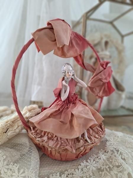 ンティークレースドールドレス - ANTIQUE LEAVES ンティークレースドールドレス - ANTIQUE LEAVES