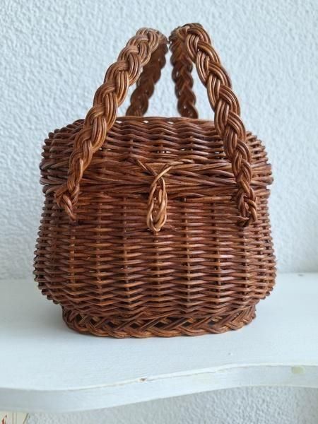 アンティークドールバスケット - ANTIQUE LEAVES アンティークドールバスケット - ANTIQUE LEAVES