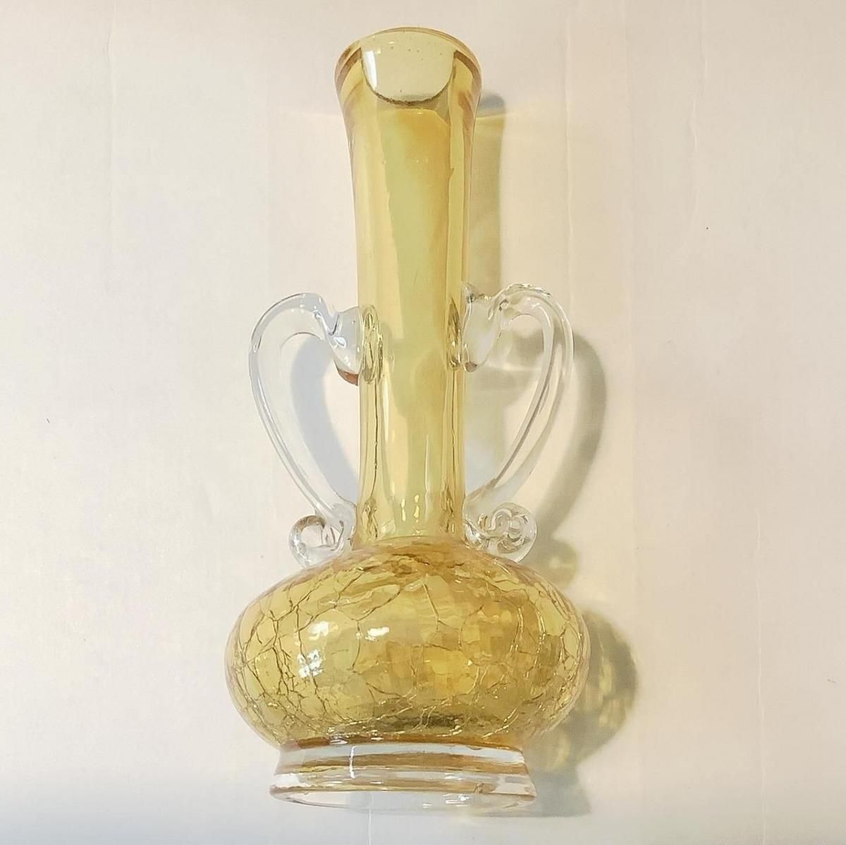 昭和レトロ ガラス花瓶 - ANTIQUE LEAVES 昭和レトロ ガラス花瓶 - ANTIQUE LEAVES