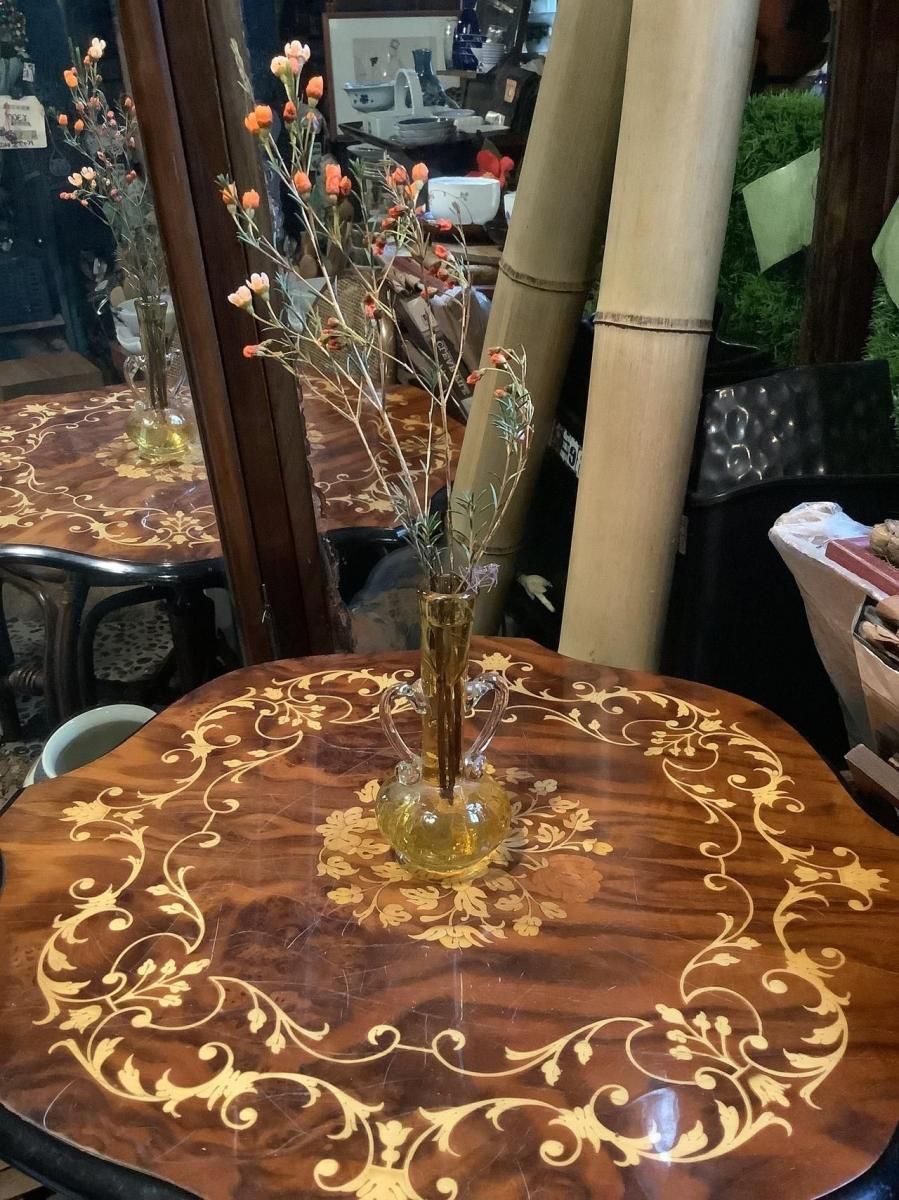 昭和レトロ ガラス花瓶 - ANTIQUE LEAVES 昭和レトロ ガラス花瓶 - ANTIQUE LEAVES