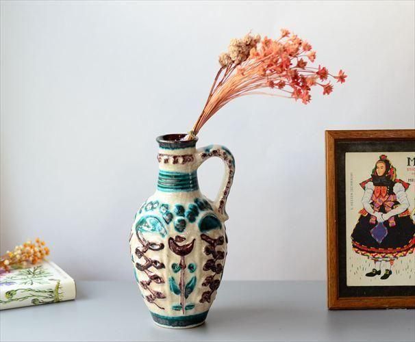 ドイツ製 ヴィンテージ Bay Keramik Vase 花瓶 花器 ファット ドイツ製 ヴィンテージ Bay Keramik Vase 花瓶 花器 ファット