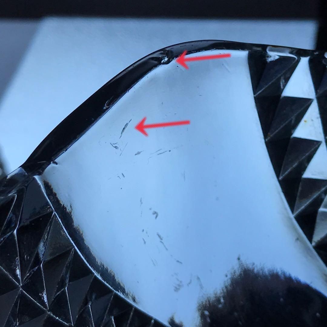 アンティークバカラ製繊細なサラダボウル1880年代希少なセルパンタン