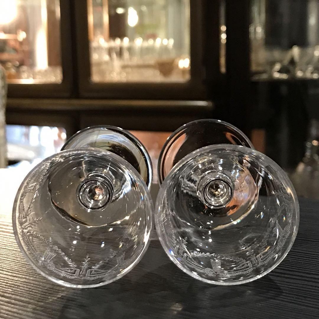 可愛らしい♡稀少★オールドサンルイSaint Louisクリスタルボウル★スミレ 可愛らしい♡稀少☆オールドサンルイSaint Louisクリスタル