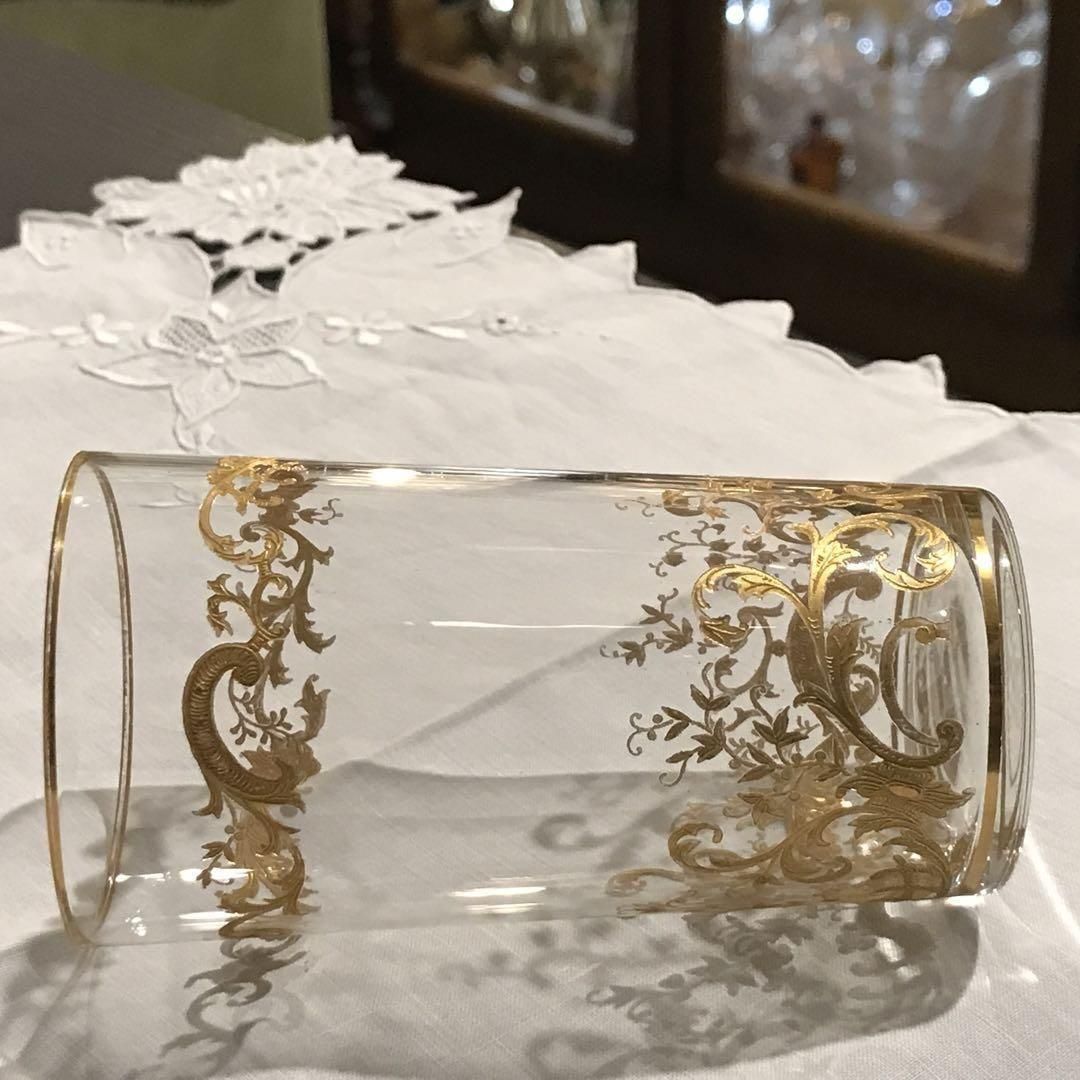 美しい金彩オールドサンルイ St Louisミカド Micadoタンブラー 美しい金彩オールドサンルイ St Louisミカド Micadoタンブラー