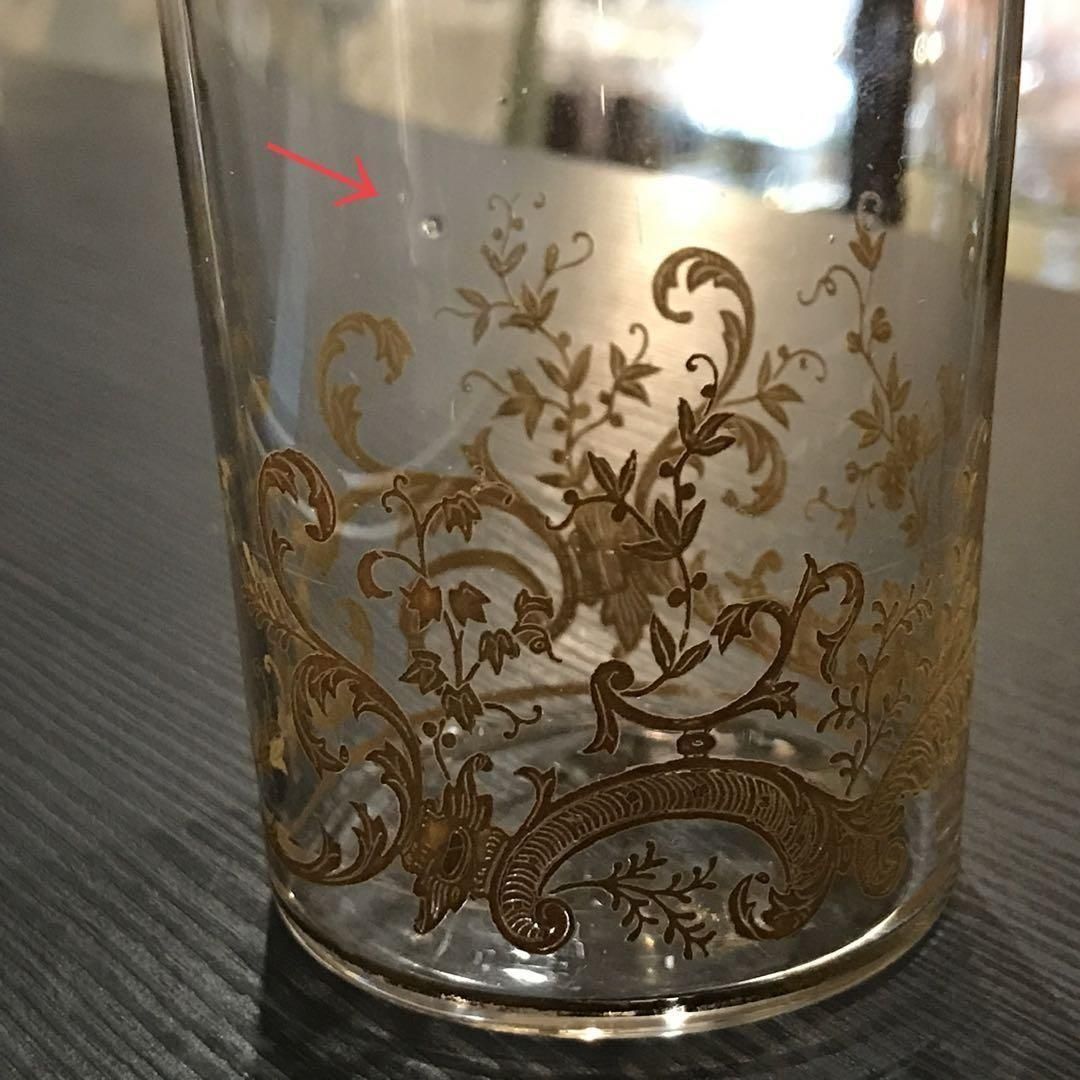 美しい金彩オールドサンルイ St Louisミカド Micadoタンブラー 美しい金彩オールドサンルイ St Louisミカド Micadoタンブラー