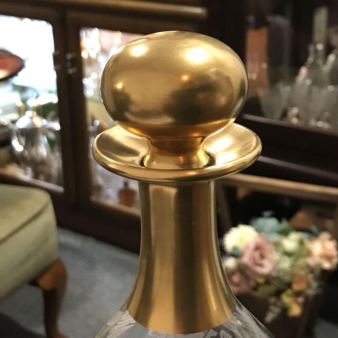美しい金彩のオールドバカラBACCARATフォントネFontenayデカンタ 美しい金彩のオールドバカラBACCARATフォントネFontenayデカンタ