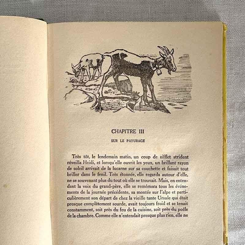 古本 フランス古書 ハイジ レトロな挿絵 HEIDI 12PScj6 古本 フランス古書 ハイジ レトロな挿絵 HEIDI 12PScj6
