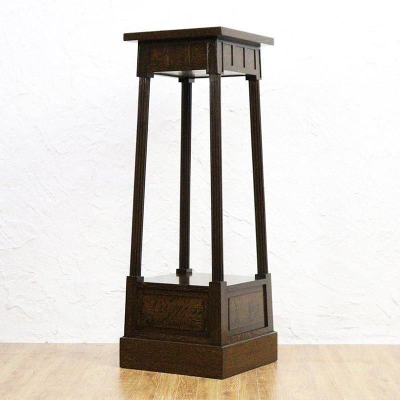 大正ロマンのアンティーク木製フラワースタンド