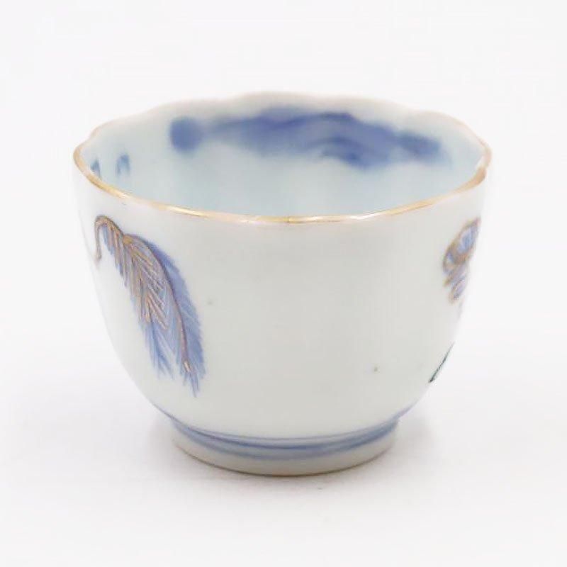 アンティーク色絵猪口 明治大正時代の温かみ