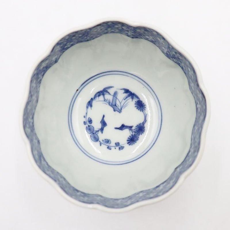 大きめ 手描き 染付 呉須 湯呑み 小鉢 蕎麦猪口 和食器 大きめ 手描き 染付 呉須 湯呑み 小鉢 蕎麦猪口 和食器